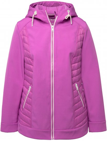 Ulla Popken Hyprar Quilt Mix Jacket Light Heather - Jakne - 