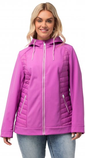 Ulla Popken Hyprar Quilt Mix Jacket Light Heather - Jakne - 