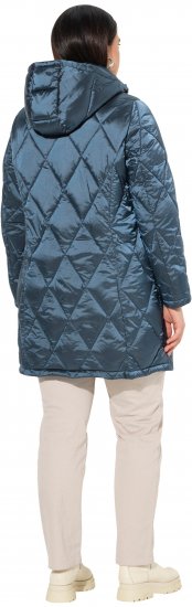 Ulla Popken HYPRAR Diamond Quilted Jacket Teal - Jakne - 