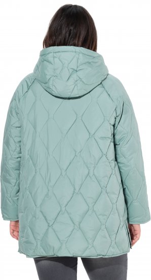 Ulla Popken HYPRAR Quilted Water Repellent Jacket Mint Green - Jakne - 