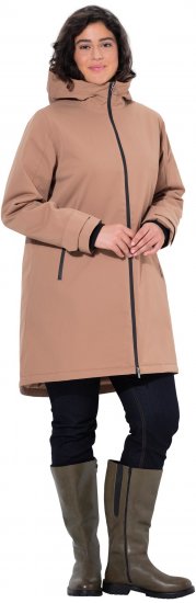 Ulla Popken HYPRAR Triple-Function Longline Jacket Camel - Jakne - 