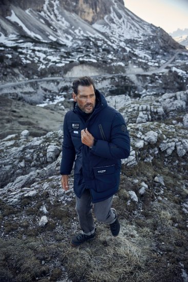 JAY-PI Warm Quilted Parka Dual Function, Wind and Water Repellant Navy - Jakne - Muške Jakne Veliki Brojevi