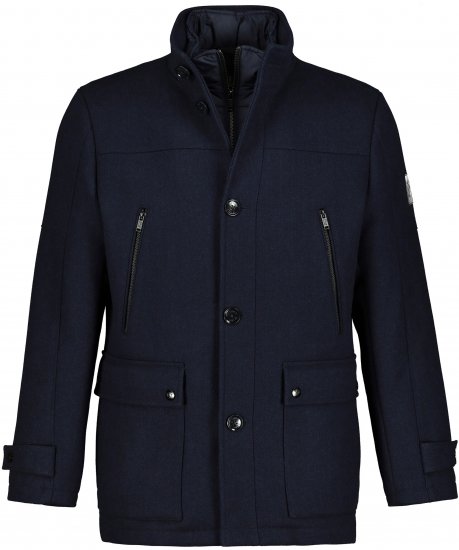 JP1880 Jacket Water-repellent Herringbone Insert Navy - Jakne - Muške Jakne Veliki Brojevi