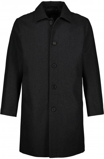 JP1880 Coat Wool Blend Water Repellent Dark Grey - Jakne - Muške Jakne Veliki Brojevi