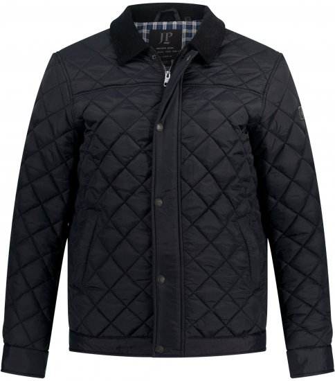 JP1880 Jacket Quilted Black - Jakne - Muške Jakne Veliki Brojevi