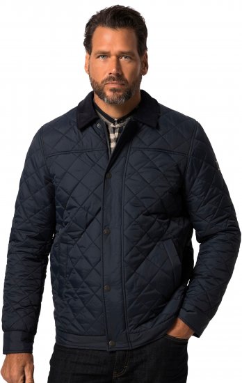JP1880 Jacket Quilted Navy - Jakne - Muške Jakne Veliki Brojevi