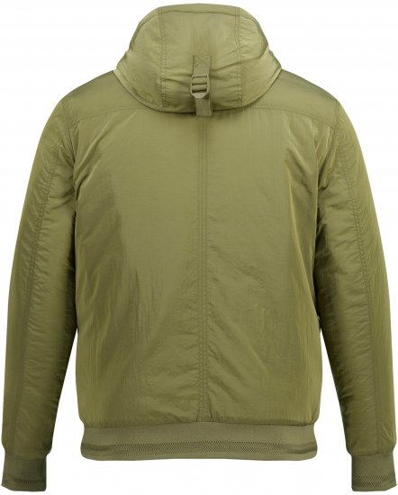 STHUGE Bomber Jacket With Hood Green - Jakne - Muške Jakne Veliki Brojevi