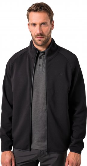 JAY-PI FLEXNAMIC® Golf Sweat Jacket with Zipper Black - Puloveri & dukserice - Muške Puloveri & dukserice veliki brojevi