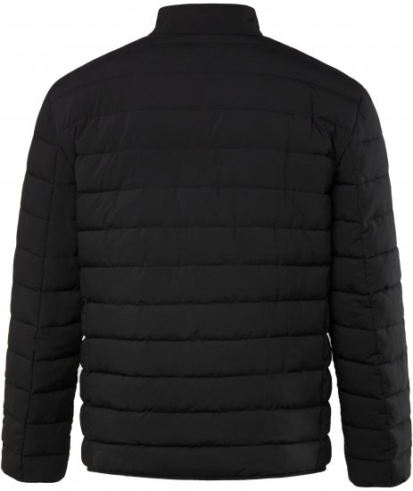 JP1880 Jacket Quilted Stand-up Collar Black - Jakne - Muške Jakne Veliki Brojevi