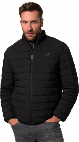 JP1880 Jacket Quilted Stand-up Collar Black - Jakne - Muške Jakne Veliki Brojevi