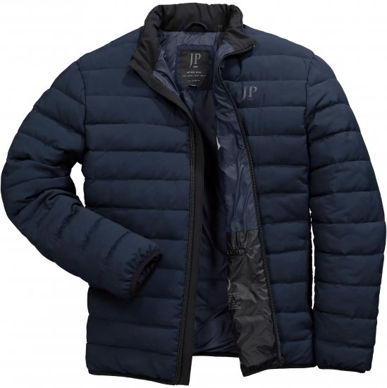 JP1880 Jacket Quilted Stand-up Collar Navy - Jakne - Muške Jakne Veliki Brojevi
