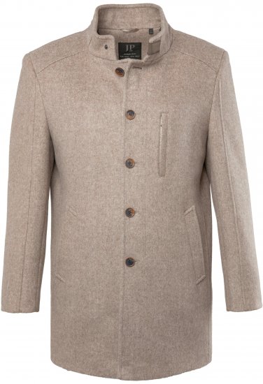 JP1880 Coat Wool Blend Beige Melange - Jakne - Muške Jakne Veliki Brojevi