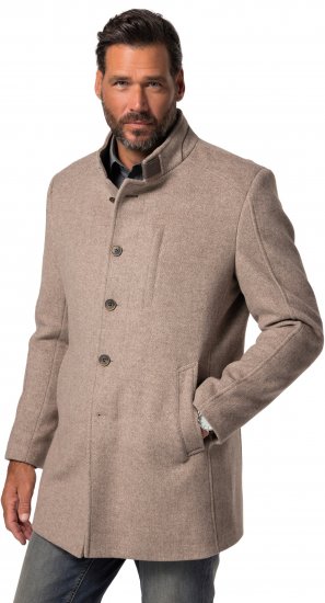 JP1880 Coat Wool Blend Beige Melange - Jakne - Muške Jakne Veliki Brojevi