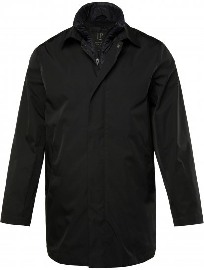 JP1880 Business Coat Zip-out Panel Black - Jakne - Muške Jakne Veliki Brojevi