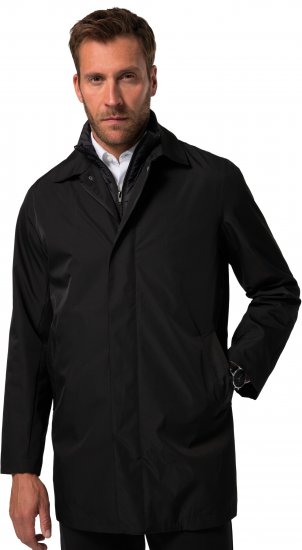 JP1880 Business Coat Zip-out Panel Black - Jakne - Muške Jakne Veliki Brojevi