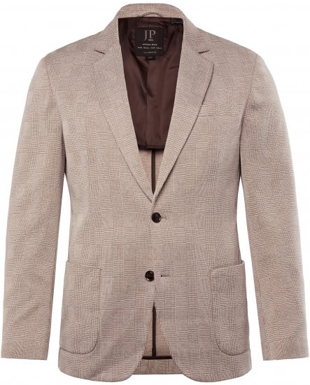 JP1880 Jacket Business Checked Beige - Odijela - Muška Odijela Veliki Brojevi