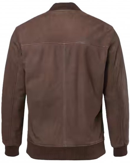 JP1880 Jacket Buffed Nubuck Lamb Leather Brown - Jakne - Muške Jakne Veliki Brojevi