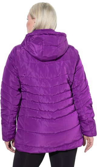 Ulla Popken Quilted Water Repellent Jacket Dark Purple - Jakne - 