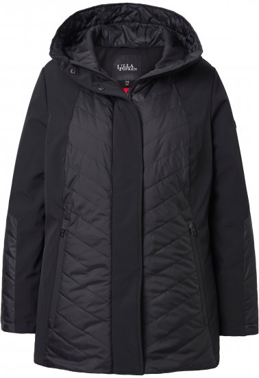 Ulla Popken Long Sleeve Hooded Teddy Jacket Putty - Jakne - 