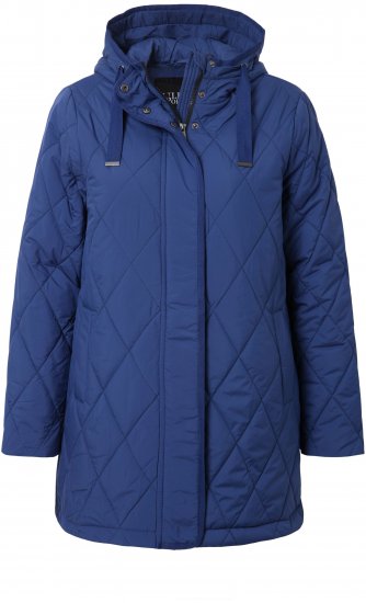 Ulla Popken HYPRAR Quilted Water-Repellent Jacket Medium Blue - Jakne - 