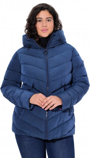 Ulla Popken HYPRAR Quilted Puffer Jacket Navy - Jakne - 