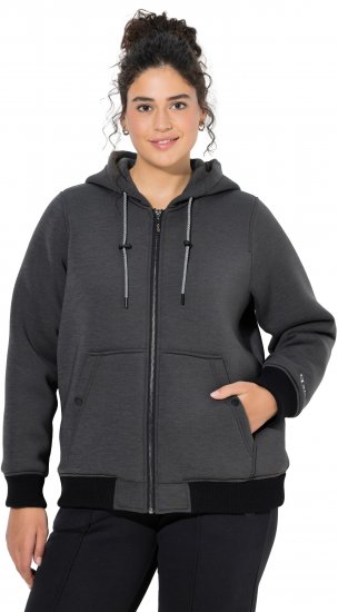 Ulla Popken Water-Repellant Softshell Jacket Black - Jakne - 