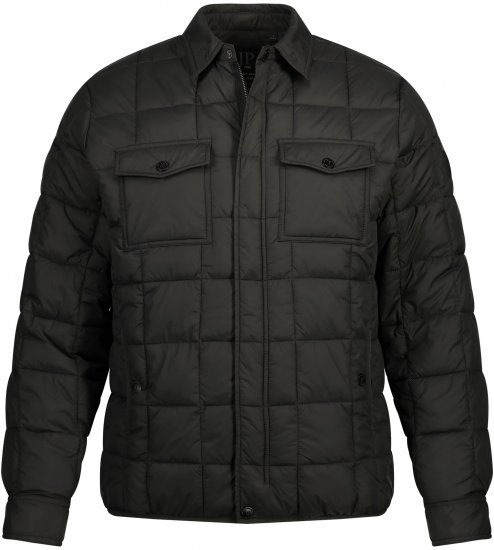 JP1880 Quilted Shirt Collar Jacket TALL Anthracite - TALL jakne - 