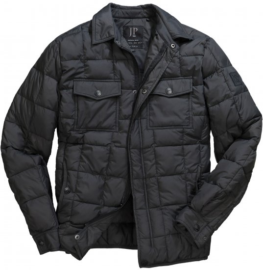 JP1880 Quilted Shirt Collar Jacket TALL Anthracite - TALL jakne - 