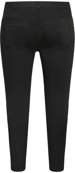 Kaffe Curve Dina Slim traperice skraćene duljine Crna - Traperice & Hlače u Velikim Veličinama – Plus Size - 