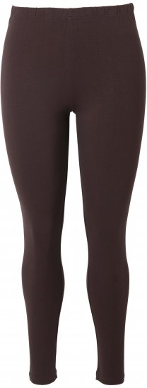 Ulla Popken Basic Stretch Knit Ankle Length Leggings Pine Brown - Traperice & Hlače u Velikim Veličinama – Plus Size - 