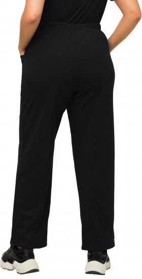 Ulla Popken Pull On Knit Straight Leg Pocket Pants Black - ODJEĆA ZA ŽENE 40-66 - 