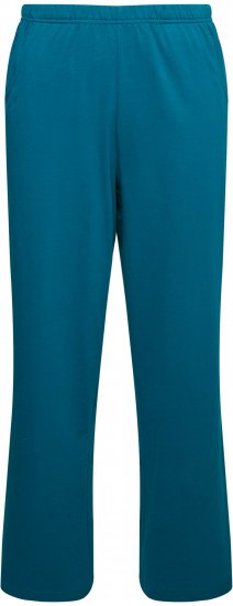 Ulla Popken Pull On Knit Straight Leg Pocket Pants Dark Petrol - ODJEĆA ZA ŽENE 40-66 - 