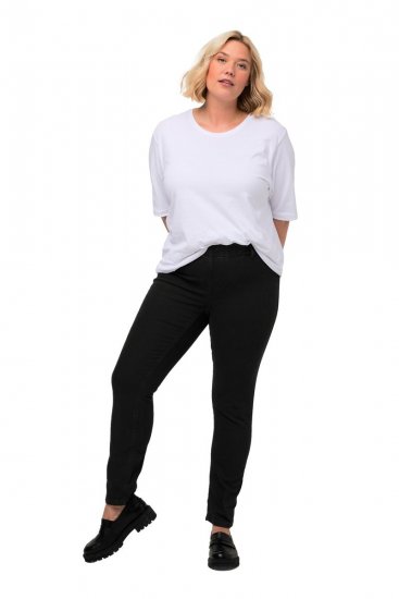 Ulla Popken Denim Look All Elastic Pocket Sienna Jeggings Black - Ulla Popken - Ulla Popken Plus-Size Odjeća
