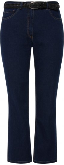 Ulla Popken Regular Fit Mandy Stretch Jeans Blue Denim - Traperice & Hlače u Velikim Veličinama – Plus Size - 