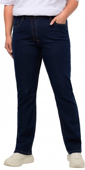 Ulla Popken Regular Fit Mandy Stretch Jeans Blue Denim - Traperice & Hlače u Velikim Veličinama – Plus Size - 
