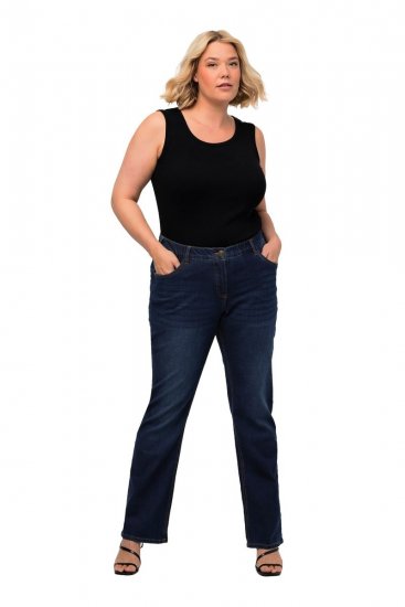 Ulla Popken Marie Fit Bootcut Stretch Jeans Blue Denim - Ulla Popken - Ulla Popken Plus-Size Odjeća