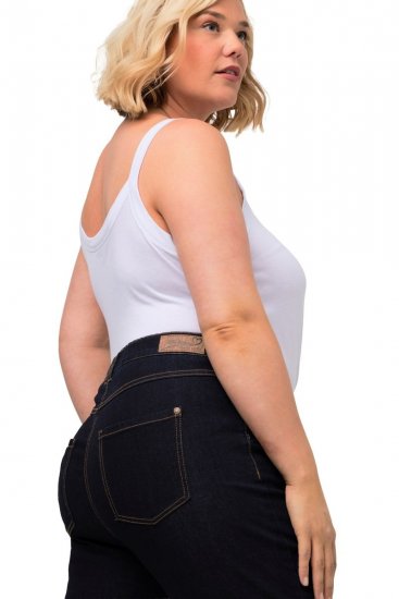 Ulla Popken Marie Fit Bootcut Stretch Jeans Dark Blue Denim - Ulla Popken - Ulla Popken Plus-Size Odjeća