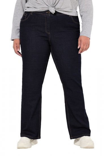 Ulla Popken Marie Fit Bootcut Stretch Jeans Dark Blue Denim - Ulla Popken - Ulla Popken Plus-Size Odjeća