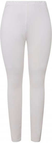 Ulla Popken Quick Dry Moisture Wicking Stretch Ski Leggings Snow White - Traperice & Hlače u Velikim Veličinama – Plus Size - 