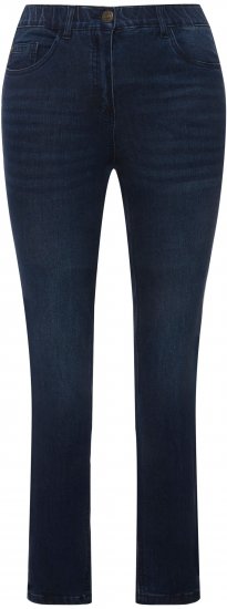 Ulla Popken Stretch Sarah Fit Skinny Jeans Blue Denim - Traperice & Hlače u Velikim Veličinama – Plus Size - 