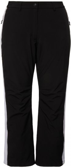 Ulla Popken Thermal Triple-Function Pants Black - Traperice & Hlače u Velikim Veličinama – Plus Size - 