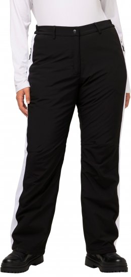 Ulla Popken Thermal Triple-Function Pants Black - Traperice & Hlače u Velikim Veličinama – Plus Size - 