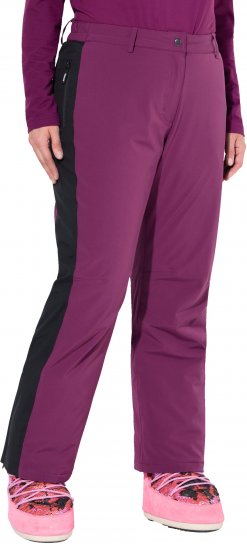 Ulla Popken Thermal Triple-Function Pants Pink Berry - Traperice & Hlače u Velikim Veličinama – Plus Size - 