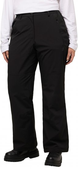 Ulla Popken Thermal Triple-Function Pants Black - Traperice & Hlače u Velikim Veličinama – Plus Size - 