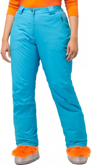 Ulla Popken Thermal Triple-Function Pants Bright Turquoise - Traperice & Hlače u Velikim Veličinama – Plus Size - 