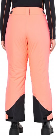 Ulla Popken HYPRAR Triple Function Ski Pants Neon Pink - Traperice & Hlače u Velikim Veličinama – Plus Size - 