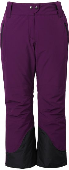 Ulla Popken HYPRAR Triple Function Ski Pants Grape Red - Traperice & Hlače u Velikim Veličinama – Plus Size - 