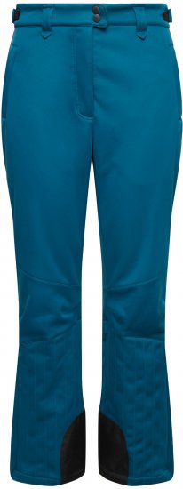 Ulla Popken Water Repellent Softshell Pants Dark Petrol - Traperice & Hlače u Velikim Veličinama – Plus Size - 