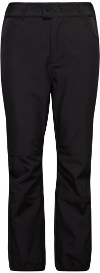 Ulla Popken Softshell Triple Function Fleece Lined Pants Black - Traperice & Hlače u Velikim Veličinama – Plus Size - 