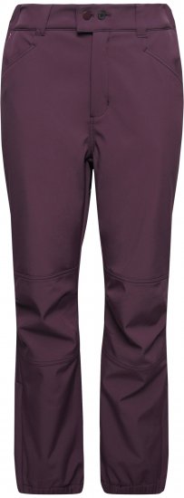 Ulla Popken Softshell Triple Function Fleece Lined Pants Dark Blackberry - Traperice & Hlače u Velikim Veličinama – Plus Size - 